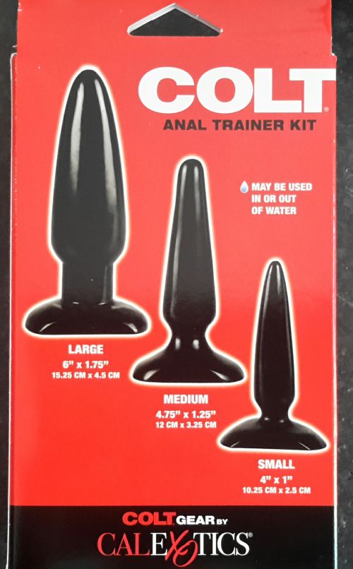 Colt Anal Trainer Kit (3 Butt Plugs)
